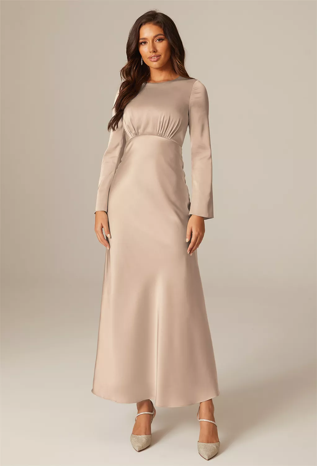 AW Ginevra Taupe  Bridesmaid Dresses